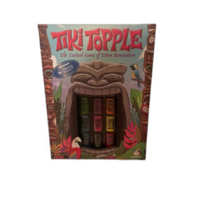 New Tiki Topple The Tactical Board Game Of Totem Domination by Gamewright